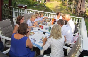 Langbord med masse godt